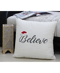 Vibhsa Believe Decorative Pillow, 20" x 20"