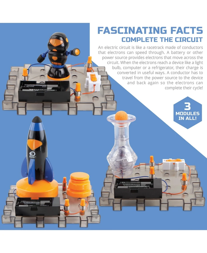 Discovery #Mindblown Toy Circuitry Action Experiment Set Small