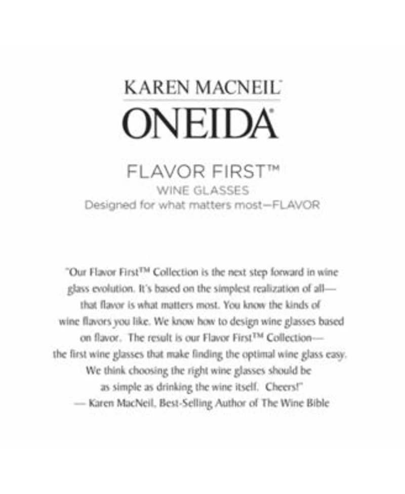 Oneida Karen Macneil Flavor First Glassware Collection