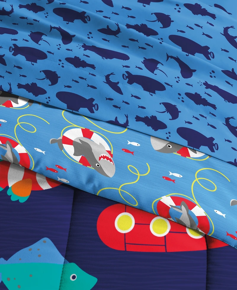 Dream Factory Kids Submarine Comforter Set, Full