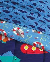 Dream Factory Kids Submarine Comforter Set, Full