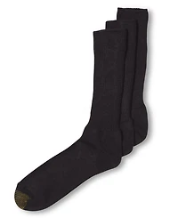 Men's 3-Packs Dress Fluffie Crew Socks, Created for Macy's