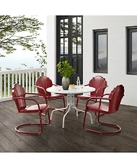 Tulip 5 Piece Outdoor Dining Set