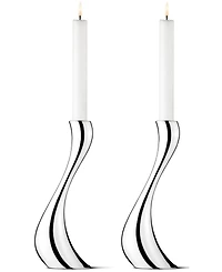 Georg Jensen Cobra Candleholder, Large, 2 Pack