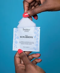 butter London Nail Scrubbers 2-In-1 Prep & Lacquer Remover Wipes
