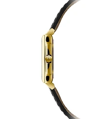 Raymond Weil Women's Swiss Toccata Black Calf Leather Strap Watch 22.6x28.1mm