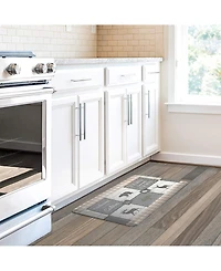 Laural Home Cabin Living Kitchen Mat