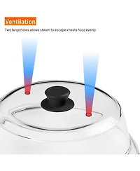 Bezrat Microwave Tall Glass Plate Cover