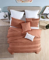 Swift Home Magnificent Marilla Dot 5 Piece Comforter Set