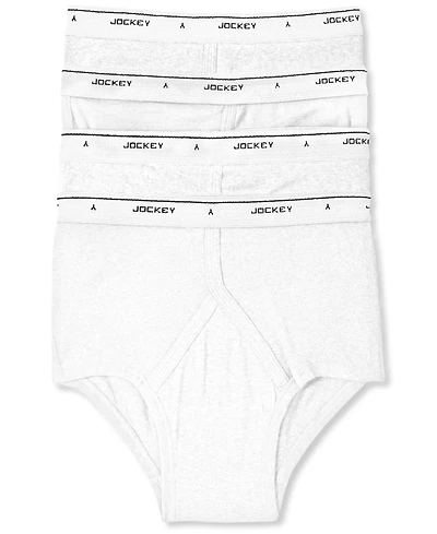 Jockey Men's Classic Collection Full-Rise Briefs 4-Pack Underwear