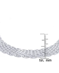 Macy's Bismark Bracelet in Silver Plate or 18k Gold Plated
