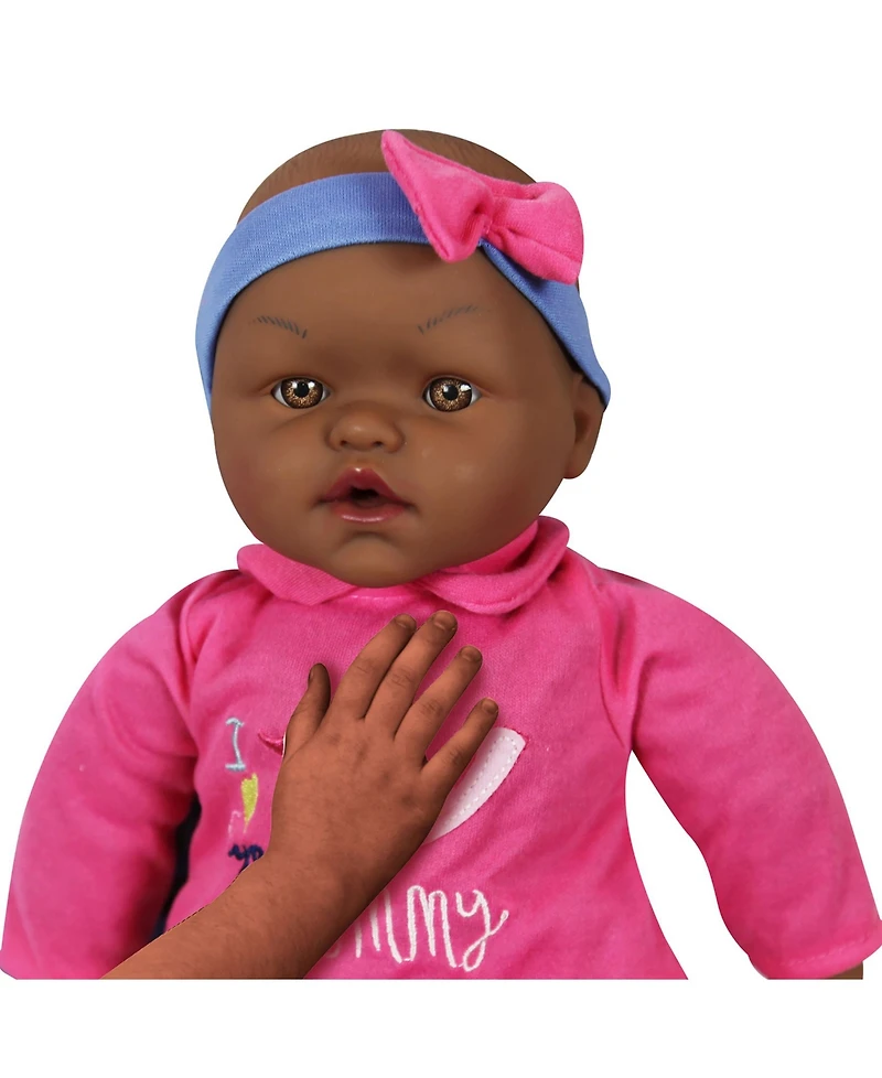 Lissi Dolls 15" African American Baby Doll Set with Clothes and Accessories