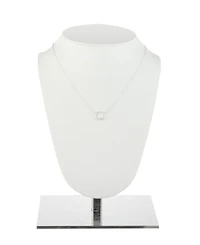 Lauren Ralph Lauren Cubic Zirconia Horseshoe Pendant Necklace in Sterling Silver, 14" + 3" extender