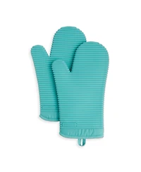 KitchenAid Ribbed Soft Silicone 2-Pc. Oven Mitt Set