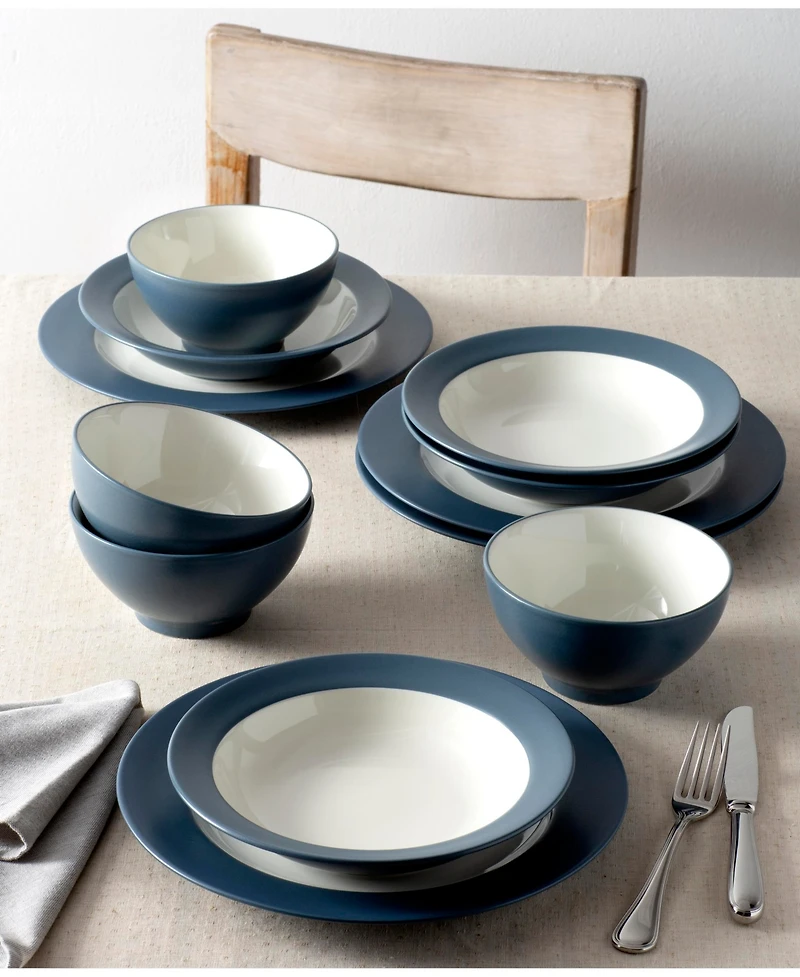 Noritake Colorwave Rim 12-Piece Dinnerware Set