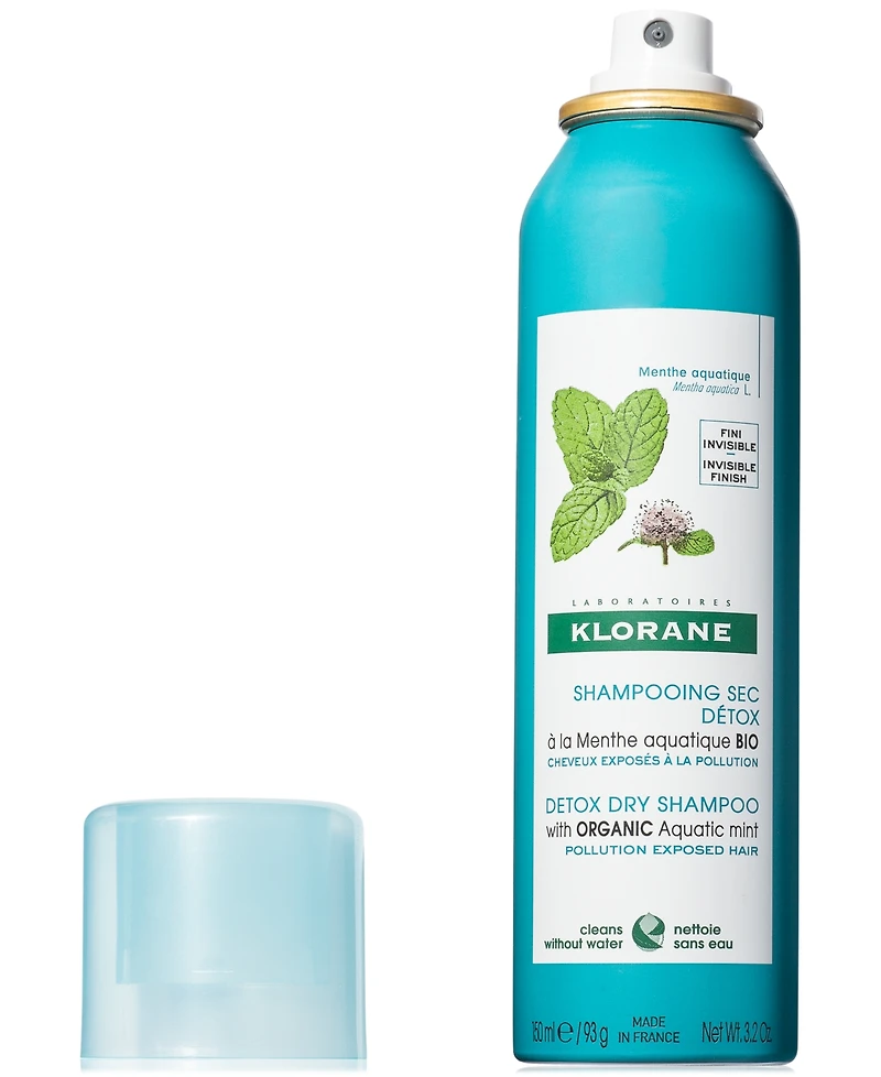 Klorane Detox Dry Shampoo With Organic Aquatic Mint, 3.2-oz.