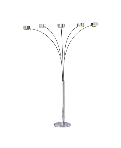 Artiva Usa Micah Arched 88" Floor Lamp with Rotatable Shade and Dimmer