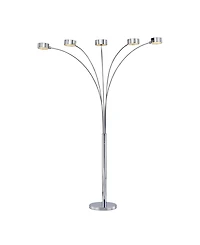 Artiva Usa Micah Arched 88" Floor Lamp with Rotatable Shade and Dimmer