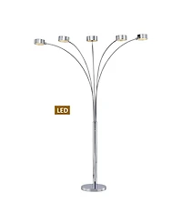 Artiva Usa Micah Plus Led Arched 88" Floor Lamp with Rotatable Shade and Dimmer
