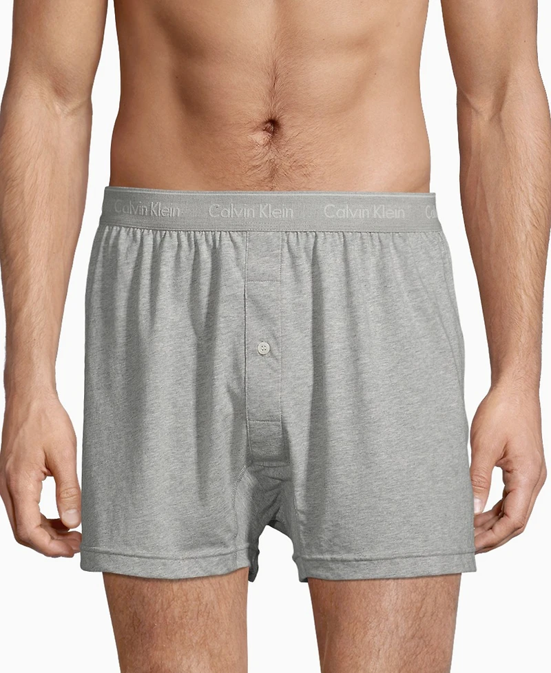 Calvin Klein Men's 3-Pack Cotton Classics Knit Boxers Underwear