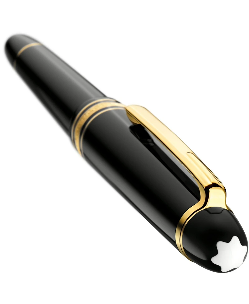 Montblanc Meisterstuck Classique Black Resin & Gold-Coated Fountain Pen