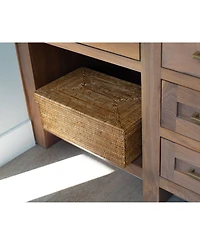 Artifacts Rattan Rectangular Storage Box with Lid