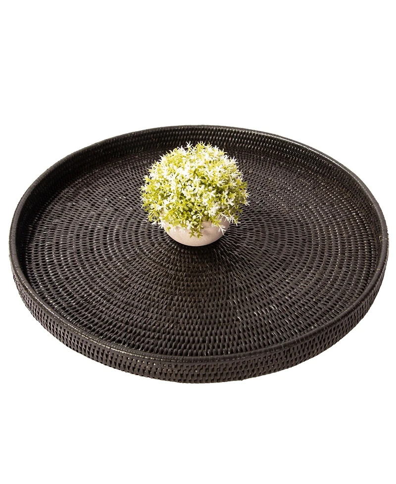 Artifacts Rattan Round Tray