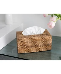 Artifacts Rattan Rectangular Tissue Box Cover