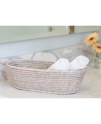 Artifacts Rattan Oval Bread Basket