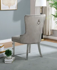 Furniture of America Brindabella Tufted Chairs, Set of 2