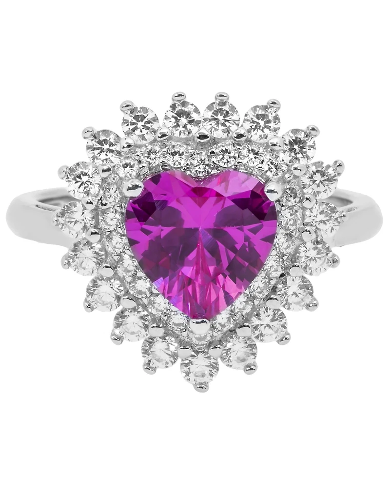 Women's Heart Ring Sterling Silver