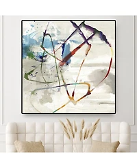 Giant Art Playful Intent Ii Oversized Framed Canvas, 45" x 45"