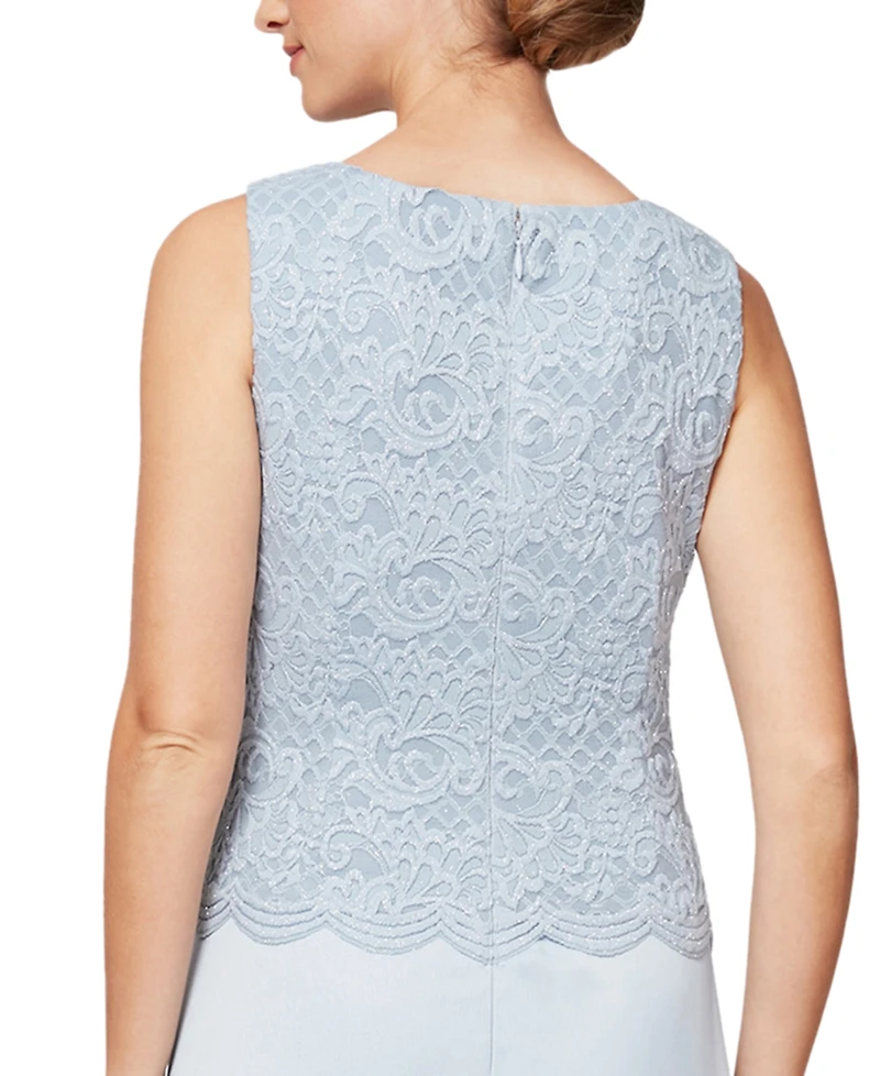 Alex Evenings Petite Lace Dress and Jacket