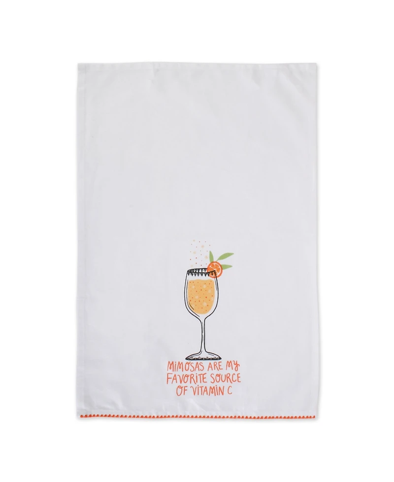Design Imports Pop Fizz Home Collection, Sassy Cocktails, 18" x 28", Set of 4