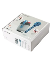 Leo to-Go Dual Lunch Box and Flatware Set