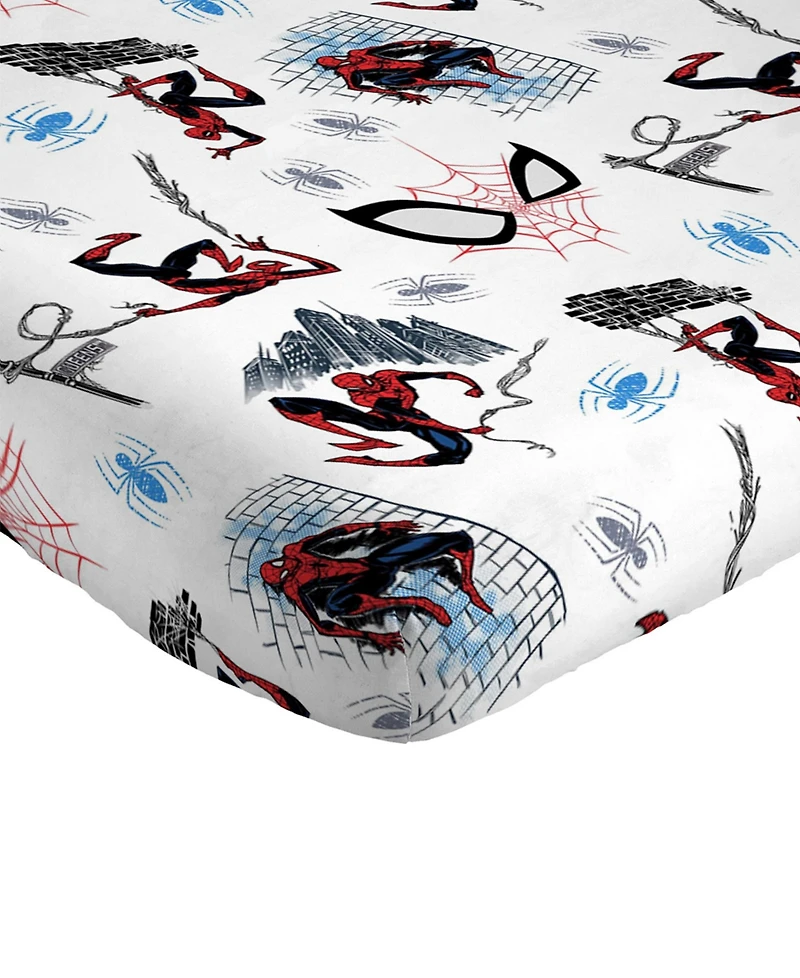 Spider-man Crawl 4-Pc. Sheet Set