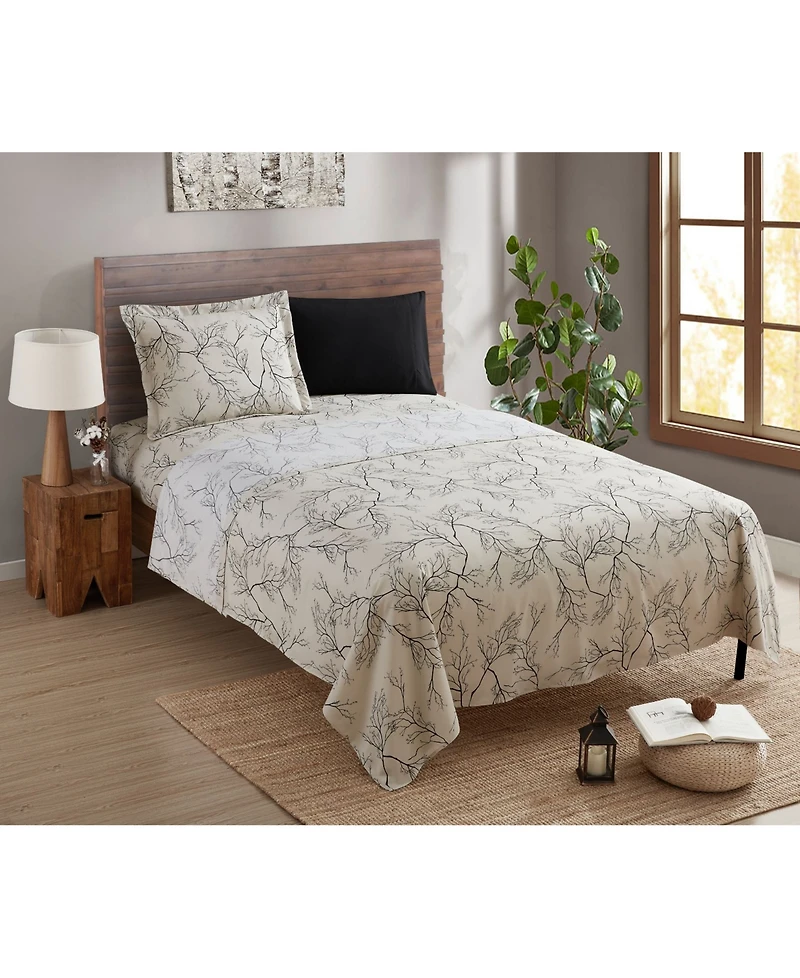 Nestl Printed Super Soft Deep Pocket 6 Pc. Sheet Set