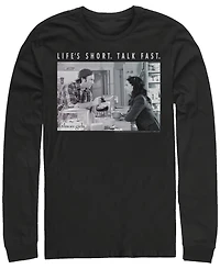 Men's Gilmore Girls Tv Diner Photobox Long Sleeve Crew T-shirt