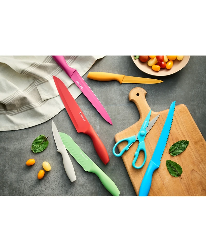 Tomodachi Jewels 13-Pc. Knife Set with Kitchen Shears & Matching Blade Guards