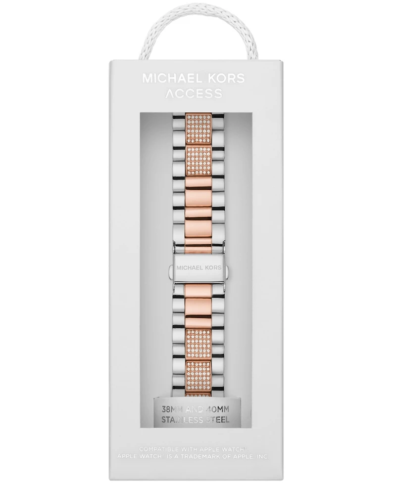 Michael Kors Two-Tone Stainless Steel 38/40mm Bracelet Band for Apple Watch
