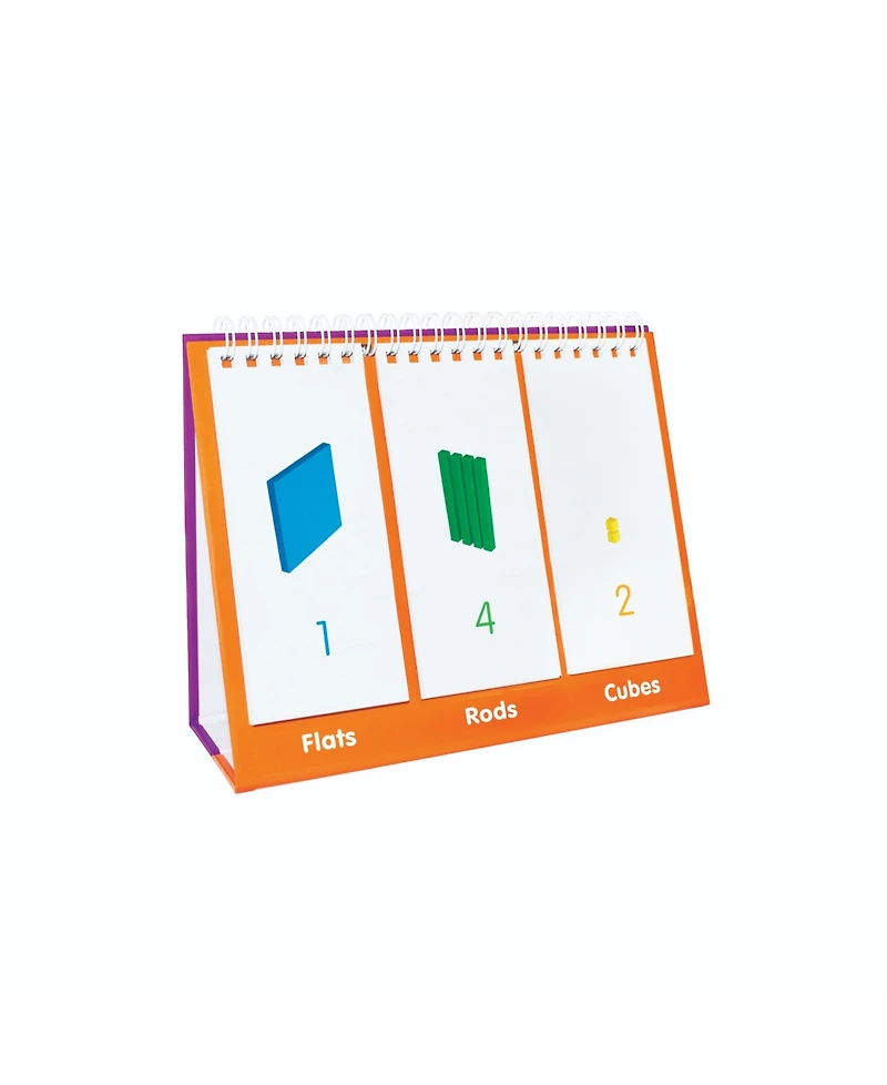 Junior Learning Base Ten Educational Flip Card Set