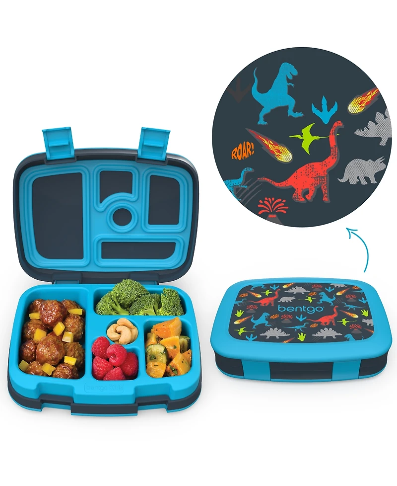 Bentgo Kids Prints Leak-Proof Lunch Box - Dinosaur