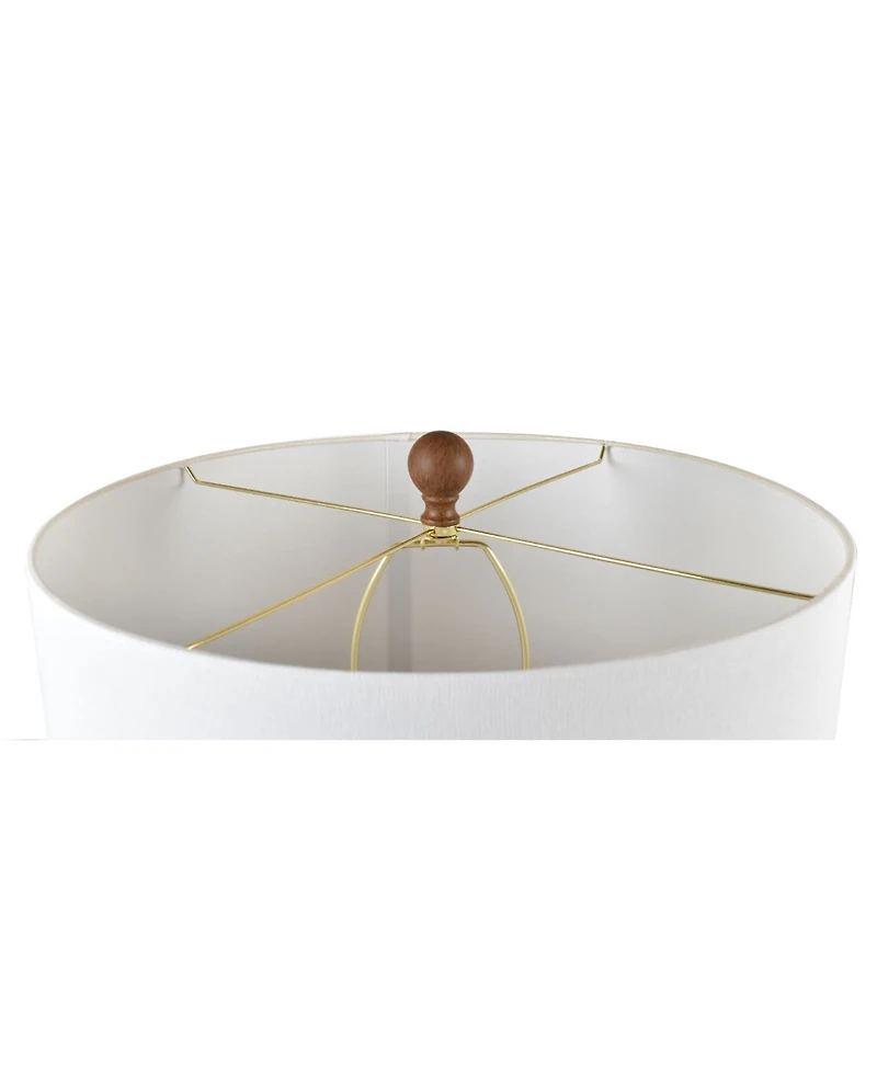 Evolution by Crestview Collection Madeline Resin Wood Floor Lamp