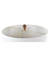 Evolution by Crestview Collection Madeline Resin Wood Floor Lamp