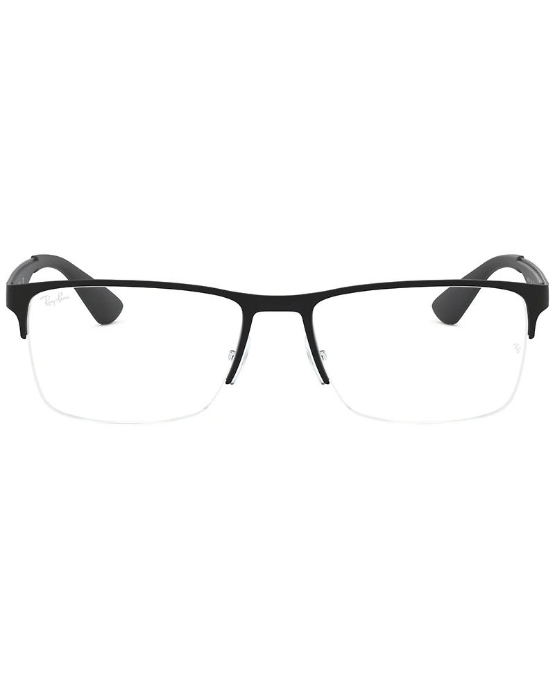Ray-Ban RB6335 Unisex Rectangle Eyeglasses