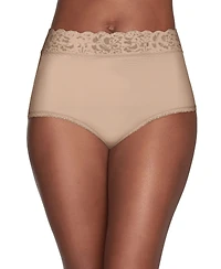 Vanity Fair Flattering Lace Stretch Brief Underwear 13281, also available extended sizes