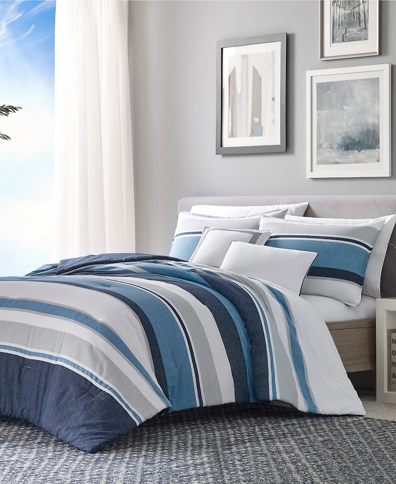 Nautica Westport Reversible 4-Piece Comforter Set, Twin/Twin Xl