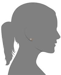 Effy Opal (3/4 ct. t.w.) and Diamond (1/8 ct. t.w.) Stud Earrings in 14k Rose Gold