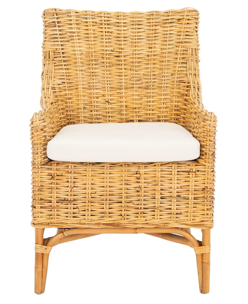 Cristen Rattan Accent Chair with Cushion