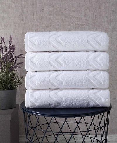 Ozan Premium Home Turkish Cotton Sovrano Collection Luxury 4-Pc. Bath Towel Sets